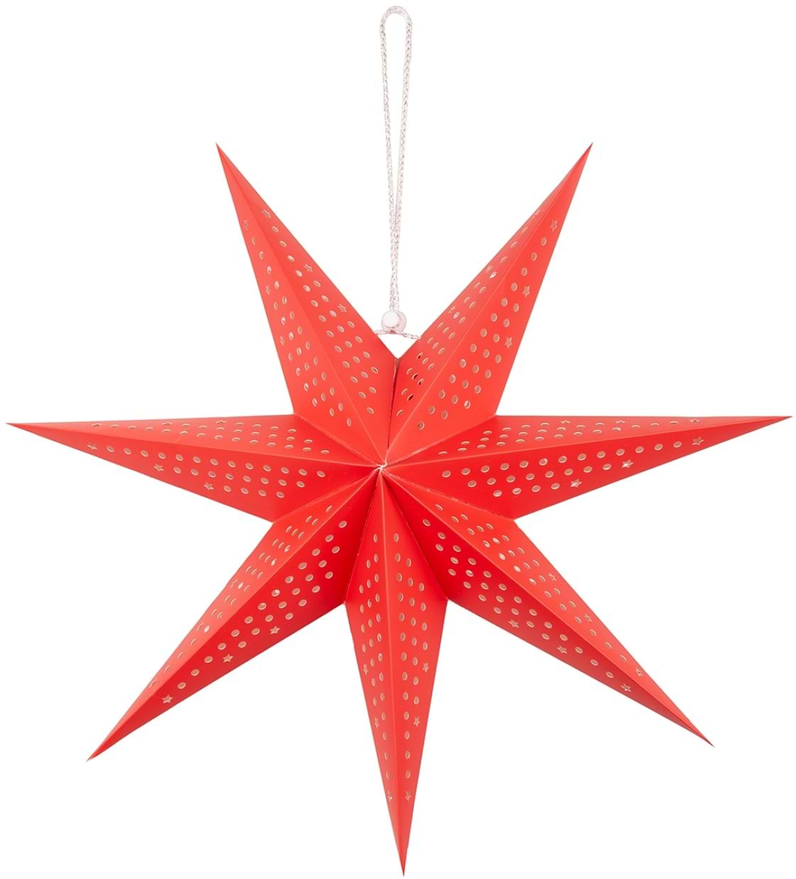 Декор New Year Novogod'ko Звезда 3D красная, 45 см, LED (974219)