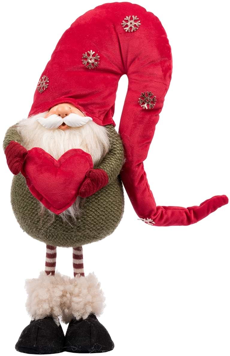 Декор New Year Гном Novogod'ko «Гном с сердцем», 42 см (973729)