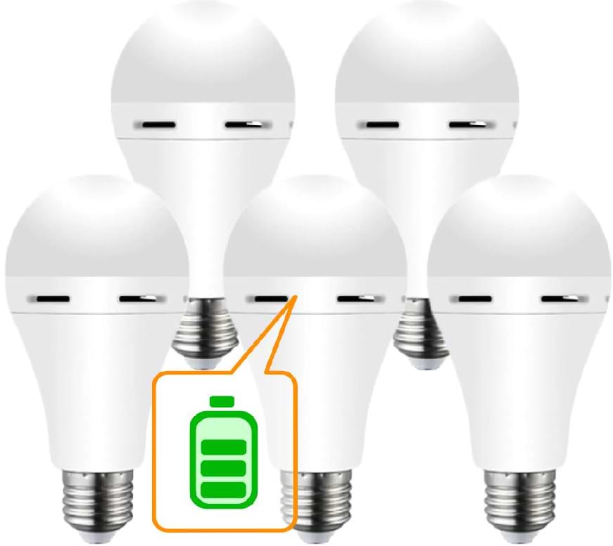 Лампочка світлодіодна акумуляторна NOAS Е27 LED YL95-0711 6500K 5 шт. (000059426)