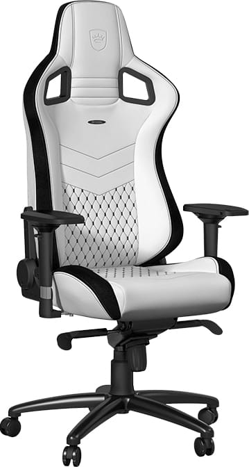 Фото - Крісло для геймерів Noblechairs EPIC White/Black