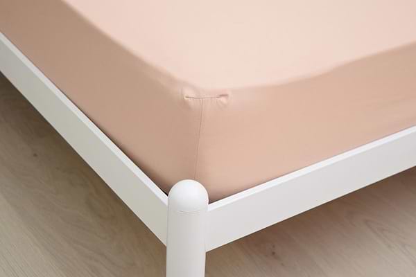 Фото - Простынь односпальная Nostra на резинке 14-1213 Бежевый Полиэстер 90х200х20