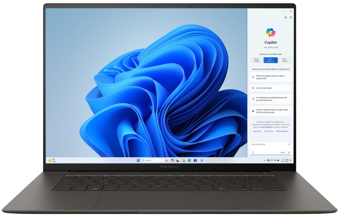 Ноутбук Asus Zenbook S 16 UM5606KA-RK016W Zumaia Gray - Фото 1