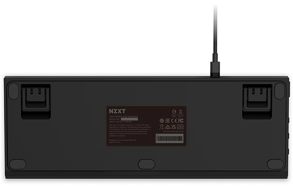 Фото - Клавіатура дротова ігрова NZXT Compact (ANSI) Black (KB-175US-BR)