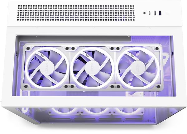 Фото - Корпус NZXT H Series H9 Elite Edition ATX Mid Tower Chassis All White (CM-H91EW-01)