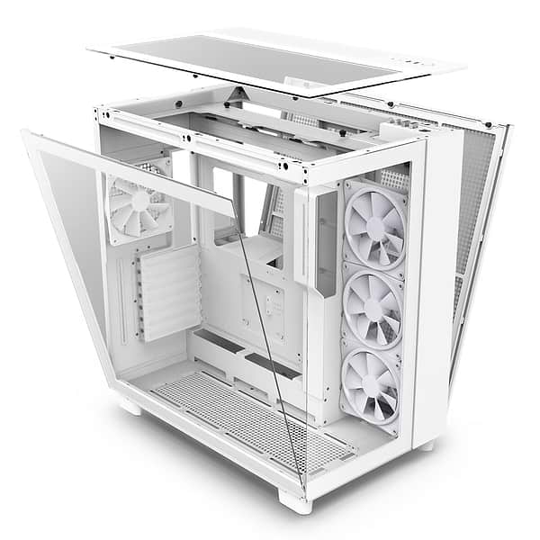 Фото - Корпус NZXT H Series H9 Elite Edition ATX Mid Tower Chassis All White (CM-H91EW-01)