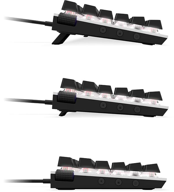 Фото - Клавіатура дротова ігрова NZXT TKL (ANSI) White (KB-1TKUS-WR)