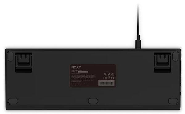 Фото - Клавіатура дротова ігрова NZXT TKL (ANSI) White (KB-1TKUS-WR)