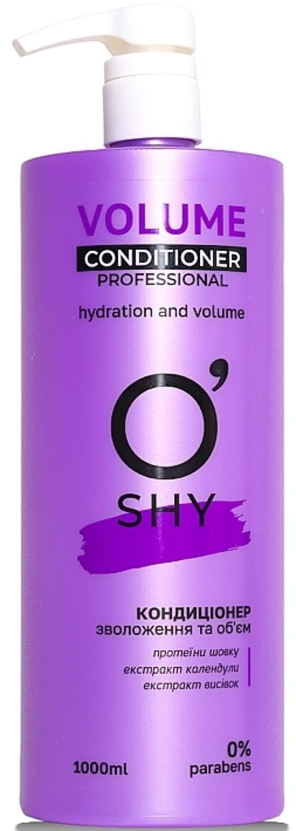 Фото - Бальзам для волосся O'Shy Volume Professional Зволоження та об'єм 1 л (4820195508718)