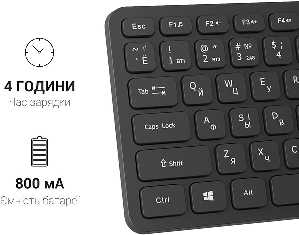 Фото - Клавіатура бездротова OfficePro SK790B