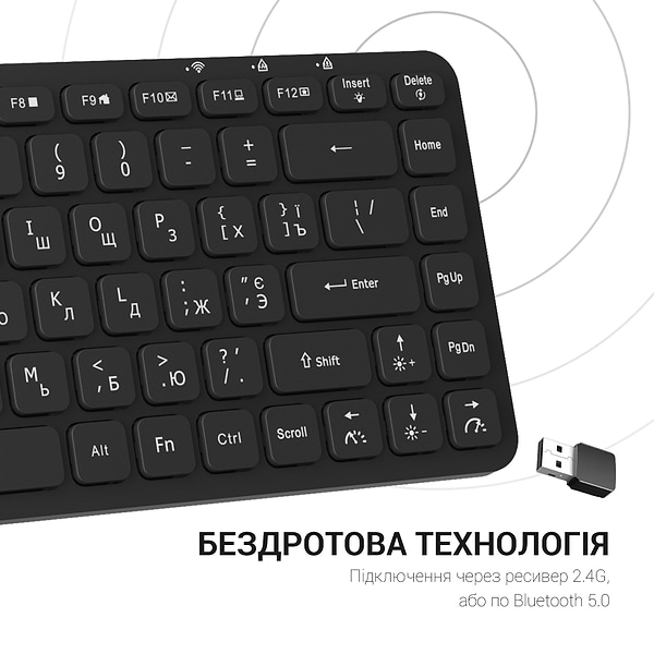 Фото - Клавіатура бездротова OfficePro SK790B