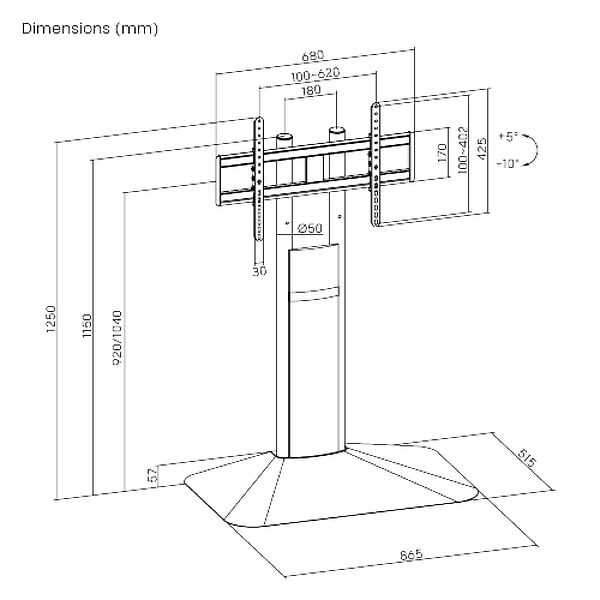 Фото - Кріплення для телевізора OfficePro TVS433