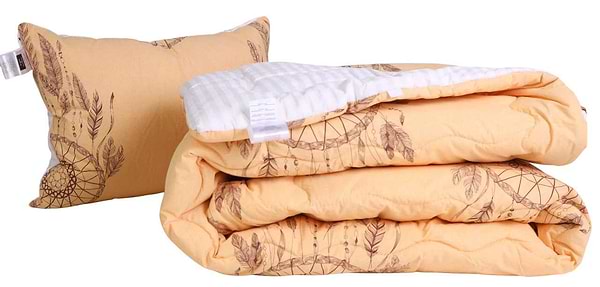 Фото - Одеяло зимнее двуспальное евро MirSon шелковое №3003 Сolor Fun Line Cat (2200004831619)