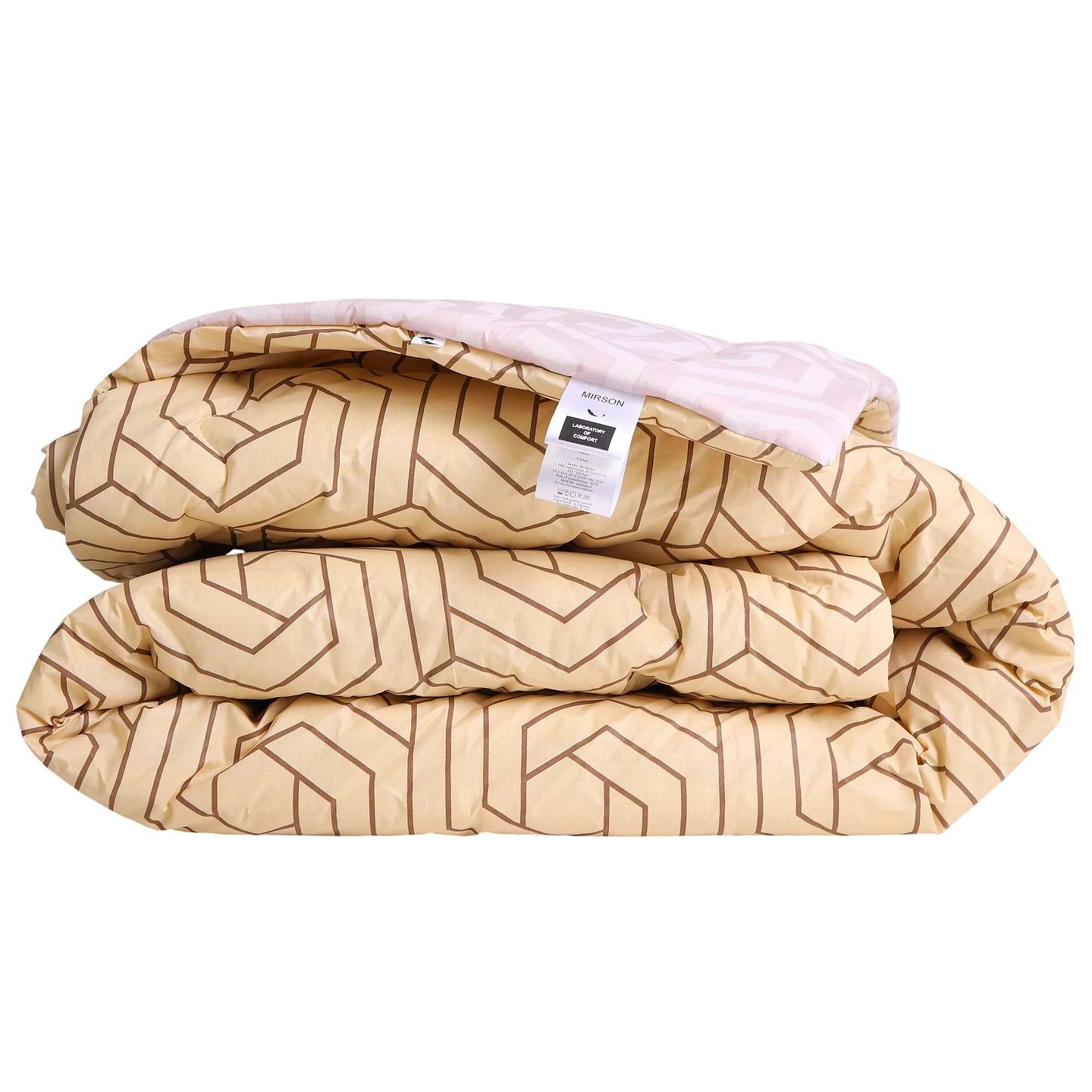 Ковдра зимова двоспальна євро MirSon вовняне №3014 Сolor Fun Line Geometry (2200004833996)