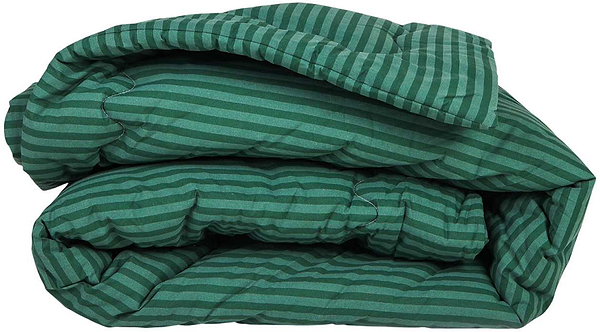 Фото - Ковдра дитяча літо MirSon Бавовняна №127 Сolor Fun Line 17-0612 Stripe Emerald 110х140 см +нав 2 шт. (2200010855012)