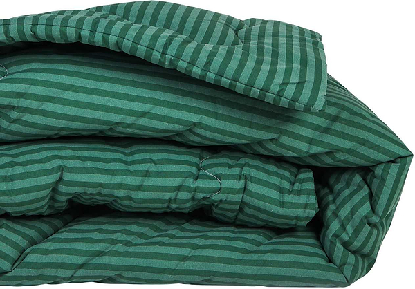 Фото - Ковдра дитяча літо MirSon Бавовняна №127 Сolor Fun Line 17-0612 Stripe Emerald 110х140 см +нав 2 шт. (2200010855012)