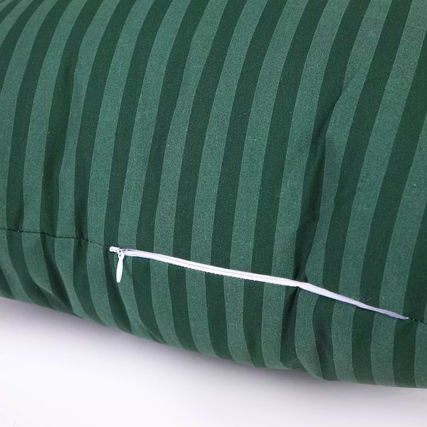 Фото - Подушка стандартна MirSon шовкова №0108 Сolor Fun Line 17-0612 Stripe Emerald Silk середня 50х70 (2200010864878)