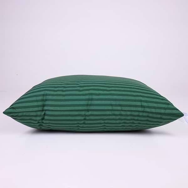 Фото - Подушка стандартна MirSon шовкова №0108 Сolor Fun Line 17-0612 Stripe Emerald Silk середня 50х70 (2200010864878)