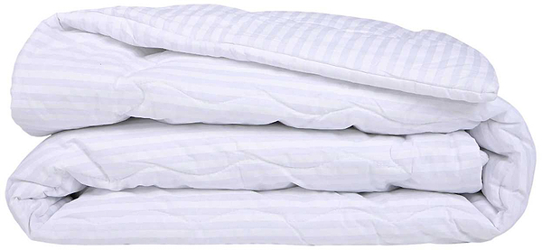 Фото - Одеяло демисезонное двуспальное евро MirSon антиаллергенное №173 Сolor Fun Line 17-0605 Stripe White Eco-Soft 200х220 + нав. 2 шт. (2200010852547)