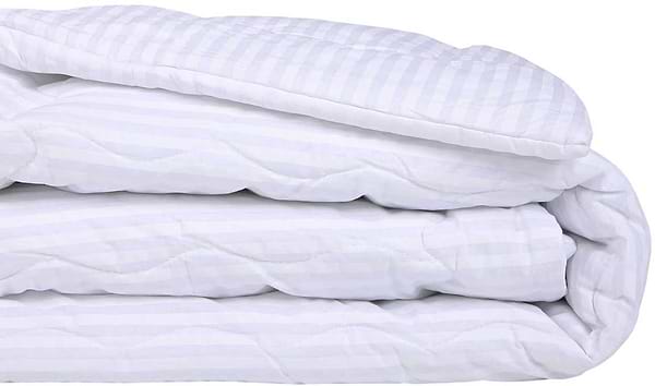 Фото - Одеяло детское зима MirSon Хлопковая №183 Сolor Fun Line 17-0605 Stripe White 110х140 см +нав 2 шт. (2200010855210)