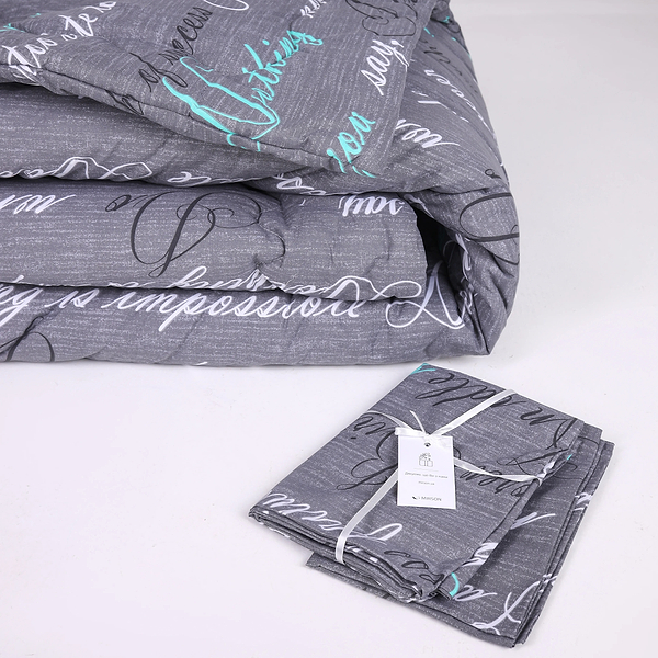 Фото - Ковдра демісезонна двоспальна MirSon №212 Сolor Fun Line 17-0003 Tulio Bamboo 172х205 см +нав 2 шт. (2200010857641)