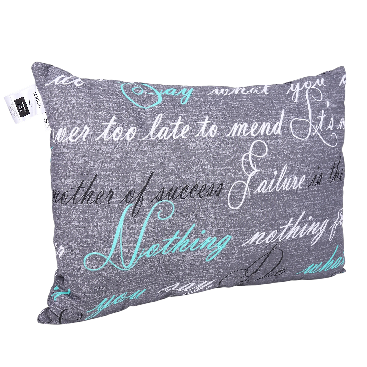 Подушка стандартна MirSon шовкова №0136 Сolor Fun Line 17-0003 Tulio Silk середня 50х70 (2200010864960)