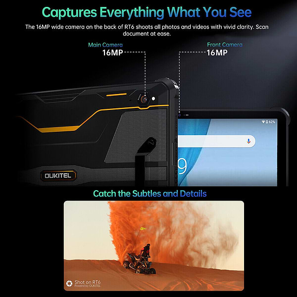 Фото - Планшет OUKITEL RT6 10.1'' 8/256GB NFC LTE Orange