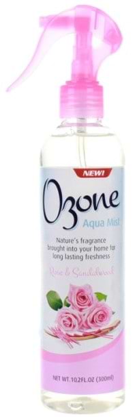 Фото - Освіжувач повітря спрей Ozone Aqua Mist Роза и Сандаловое дерево 300 мл (4770416340545)