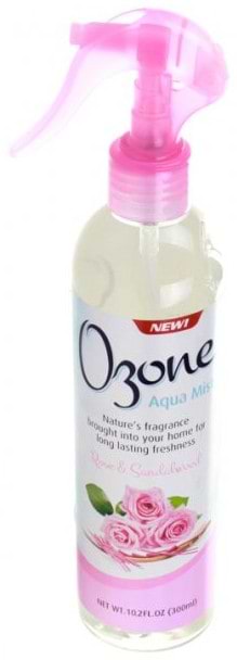 Фото - Освіжувач повітря спрей Ozone Aqua Mist Роза и Сандаловое дерево 300 мл (4770416340545)