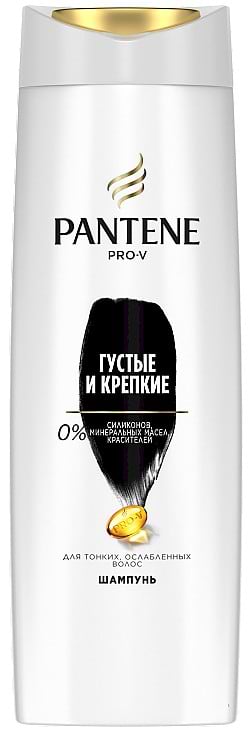 Шампунь женский Pantene Густые и крепкие 400мл - Фото 1