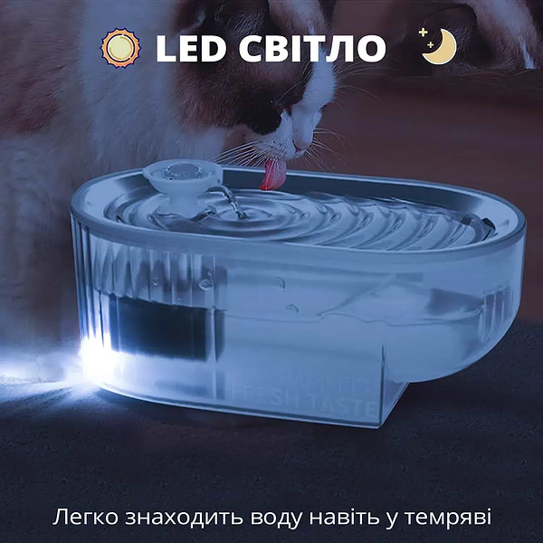 Фото - Смарт-поилка для животных PAPIFEED 2.5 л (PF028)