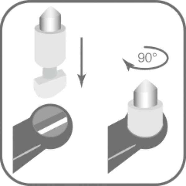 Фото - Зубна щітка Paro Swiss paro M39, з монопучковою насадкою, помаранчевий (7.716/5)