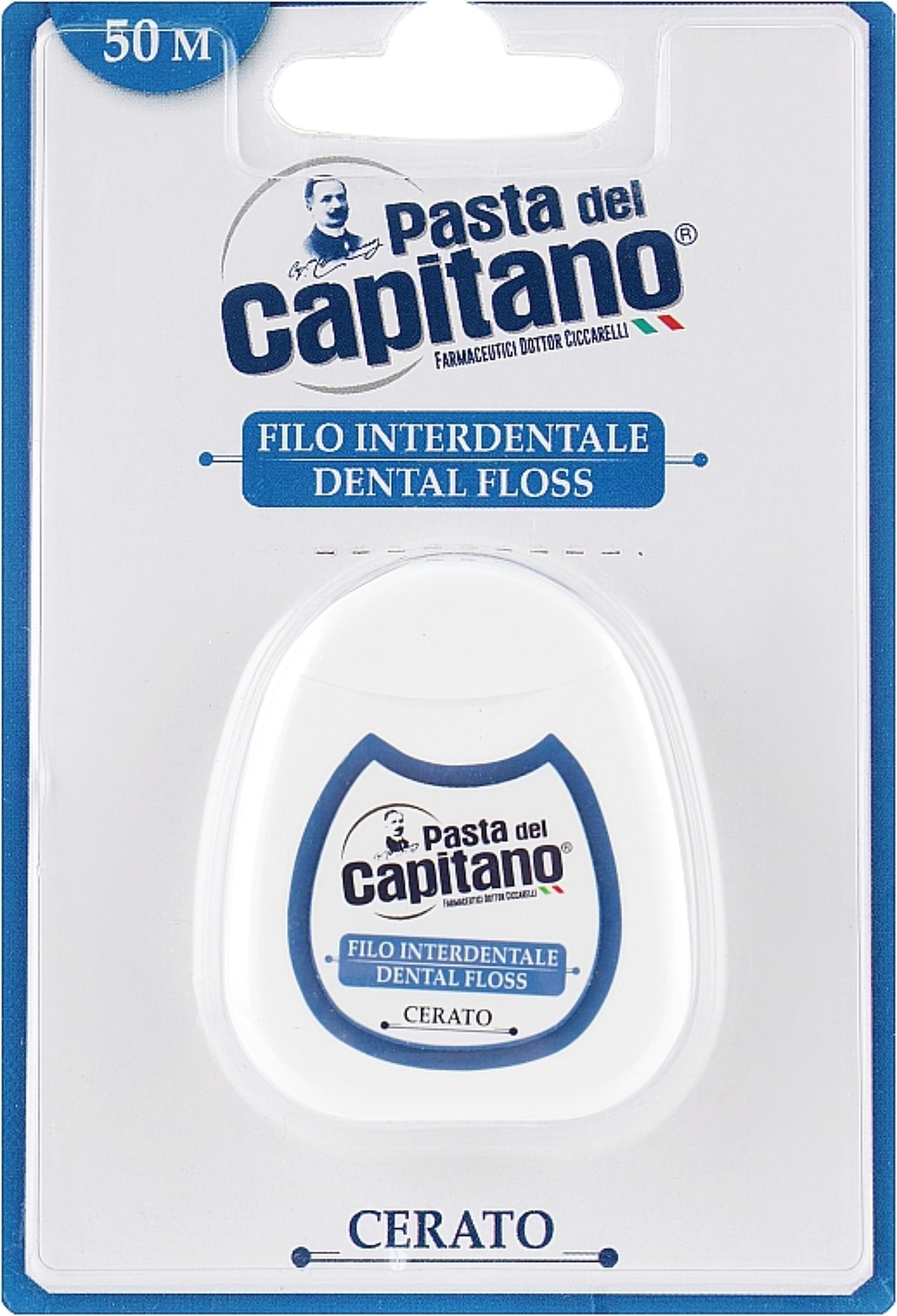 Зубна нитка Pasta Del Capitano Dentifricio 50 м (PTF50) - Фото 1