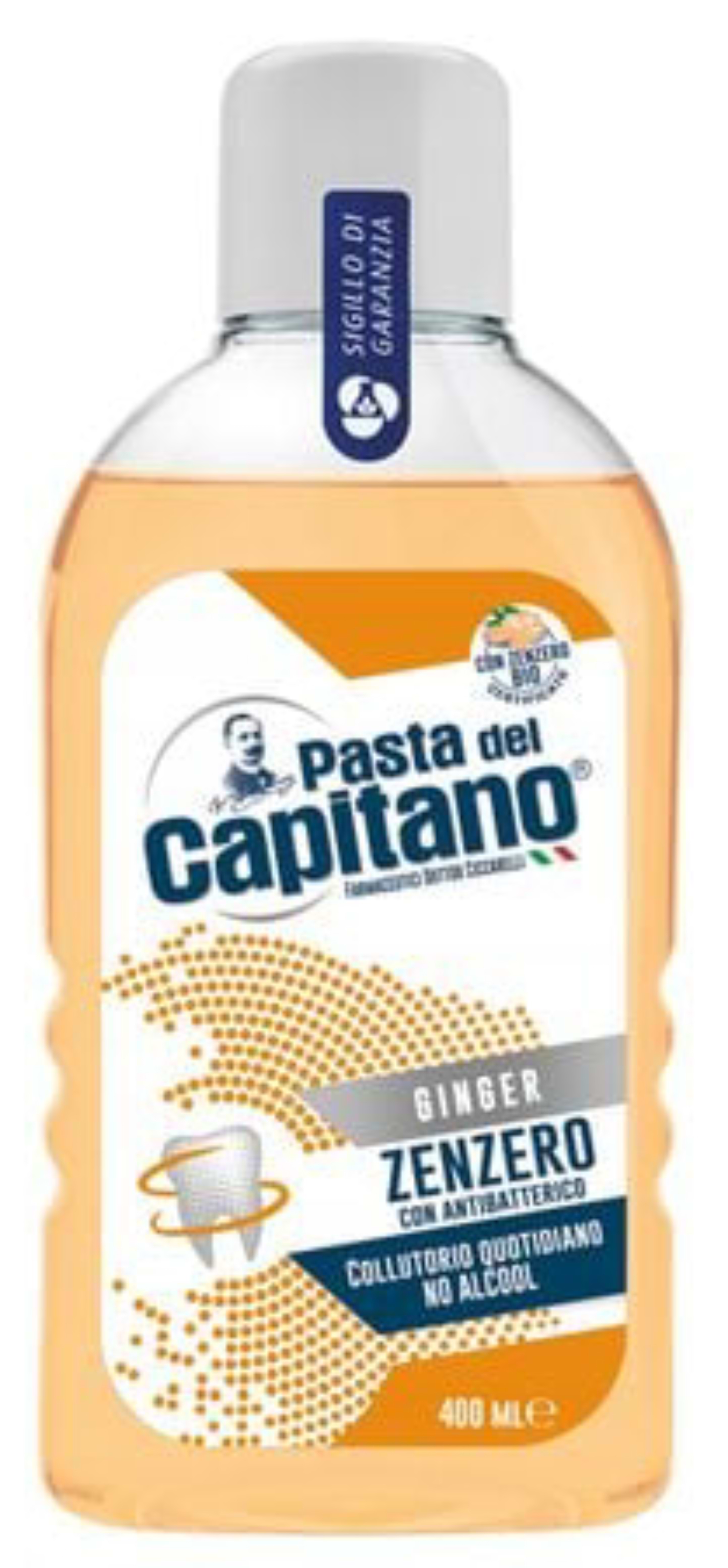 Ополіскувач для порожнини рота Pasta Del Capitano Zenzero з імбирем 400 мл (PMZ400) - Фото 1