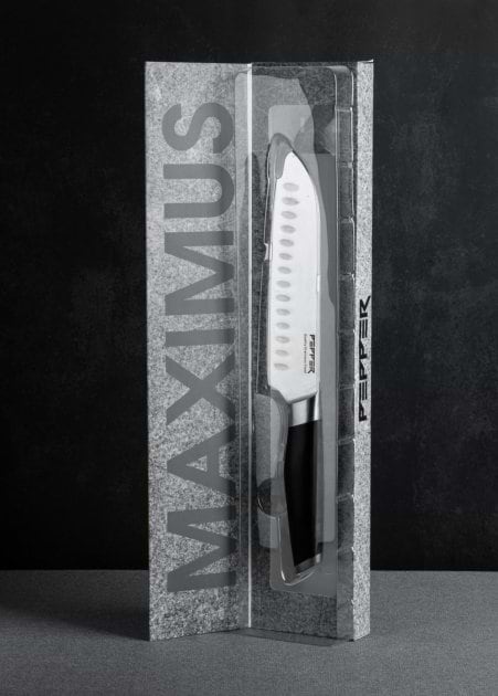 Фото - Ніж сантоку Pepper Maximus 17.5 см (PR-4005-6)