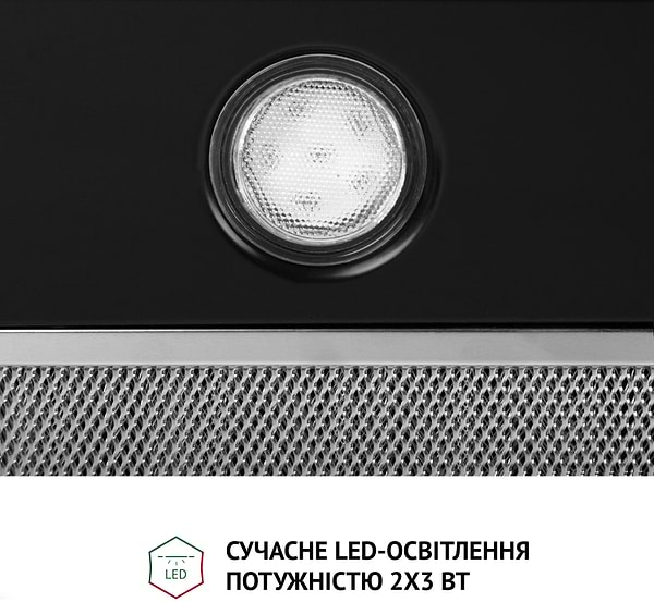 Фото - Вытяжка встраиваемая Perfelli BI 6512 A 1000 BL LED