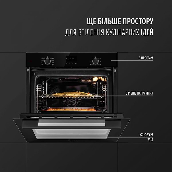 Фото - Духовой шкаф электрический Perfelli PERLA 6D8I NERO