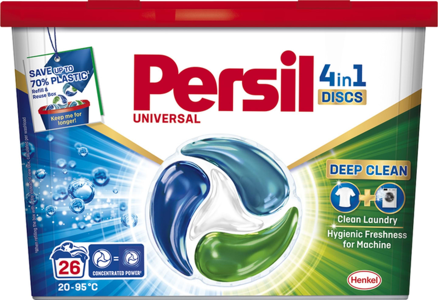 Капсули для прання Persil Диски 26 цикла (9000101599466) - Фото 1