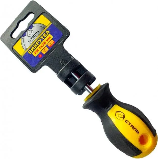Викрутка Сталь PH1х38 (49055)
