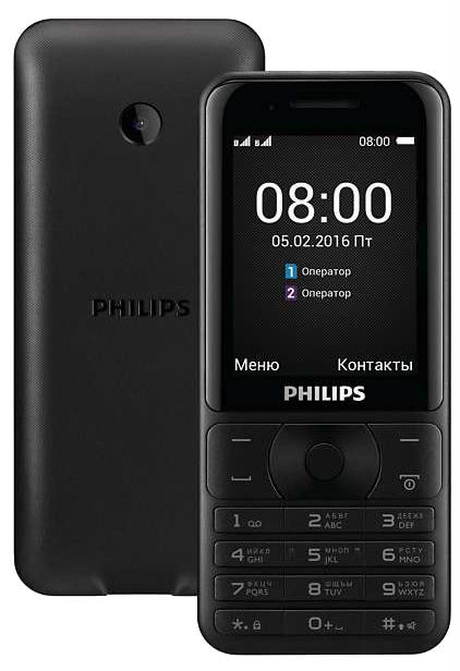 Фото - Мобільний телефон Philips Xenium E181 D/S Black