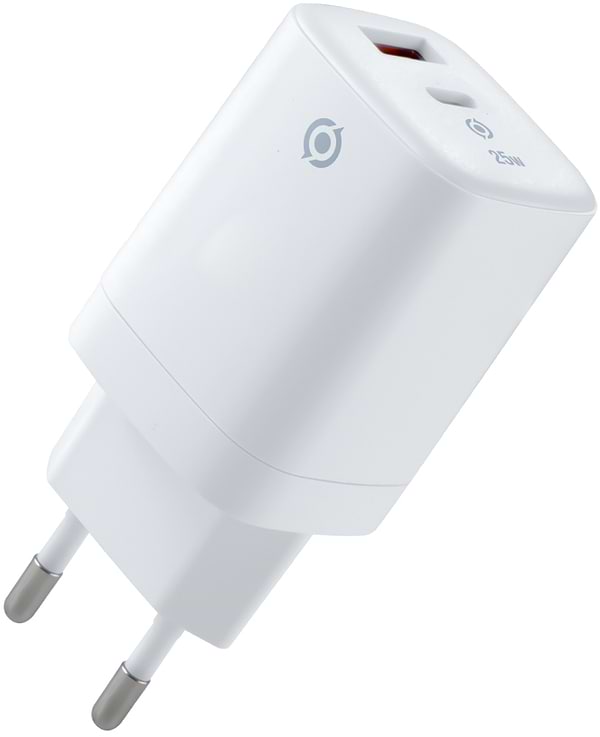 Фото - Сетевое зарядное устройство Piko 25W GaN USB-C PD+USB-A QC 3.0 White (TC-PD252) (1283126623592)