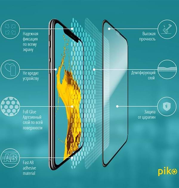 Фото - Захисне скло для смартфону Piko Full Glue for Samsung Galaxy M32 SM-M325F Black (1283126513763)