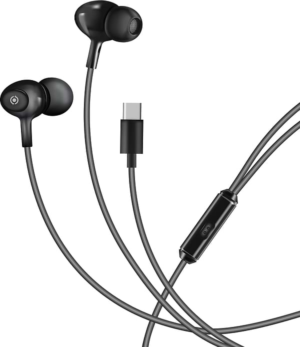 Фото - Навушники вкладиші дротові Piko EP-103BKM Type-C Black (1283126590276)