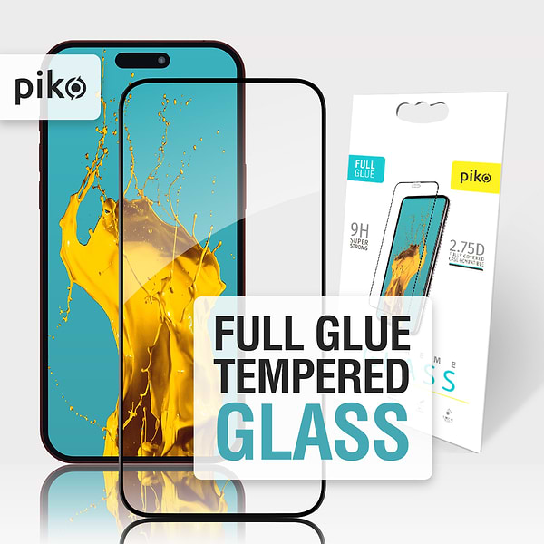 Фото - Захисне скло для смартфону Piko Full Glue for Apple iPhone 15 Pro (1283126575464)