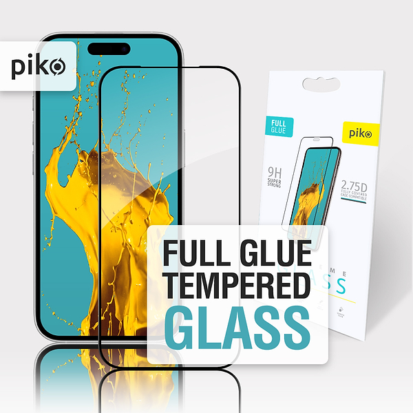 Фото - Защитное стекло для смартфона Piko 9H for Apple iPhone 17 / iPhone 16 Pro Black (1283126626043)