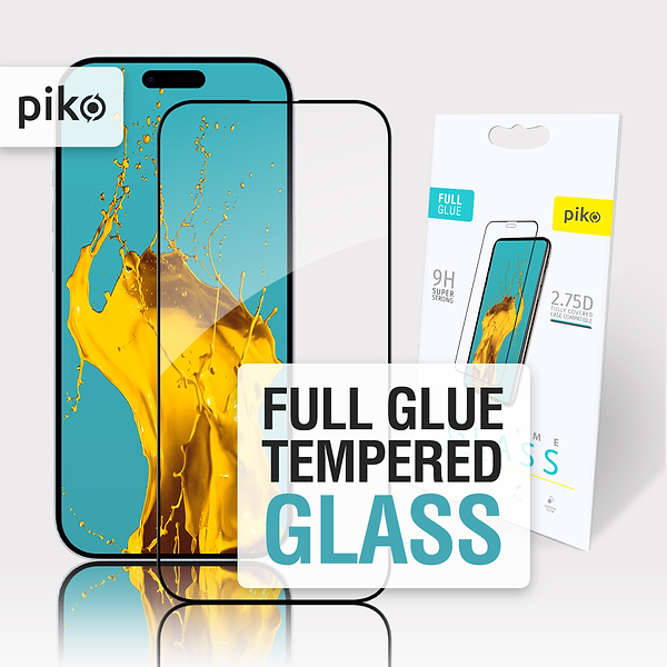 Фото - Защитное стекло для смартфона Piko 9H for Apple iPhone 17 Air Black (1283126626050)