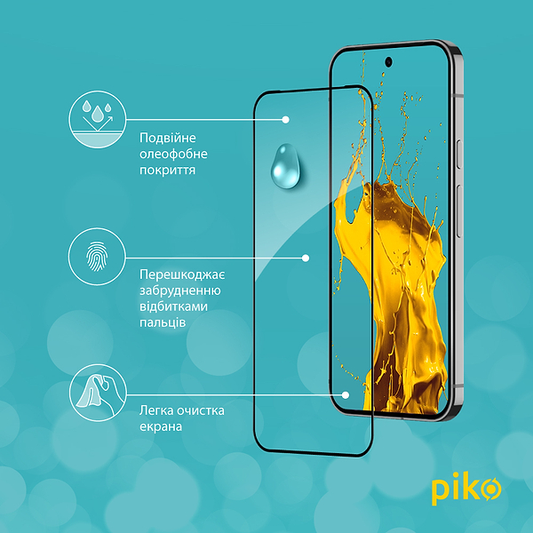 Фото - Защитное стекло для смартфона Piko 9H for Google Pixel 9 Pro XL / Pixel 10 Pro XL Black (1283126625251)