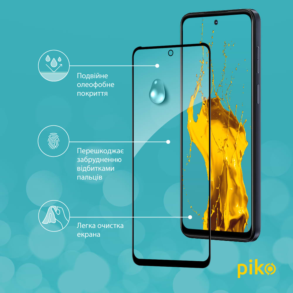Фото - Защитное стекло для смартфона Piko 9H for HMD Pulse Pro / Puls / Puls+ Black (1283126624254)