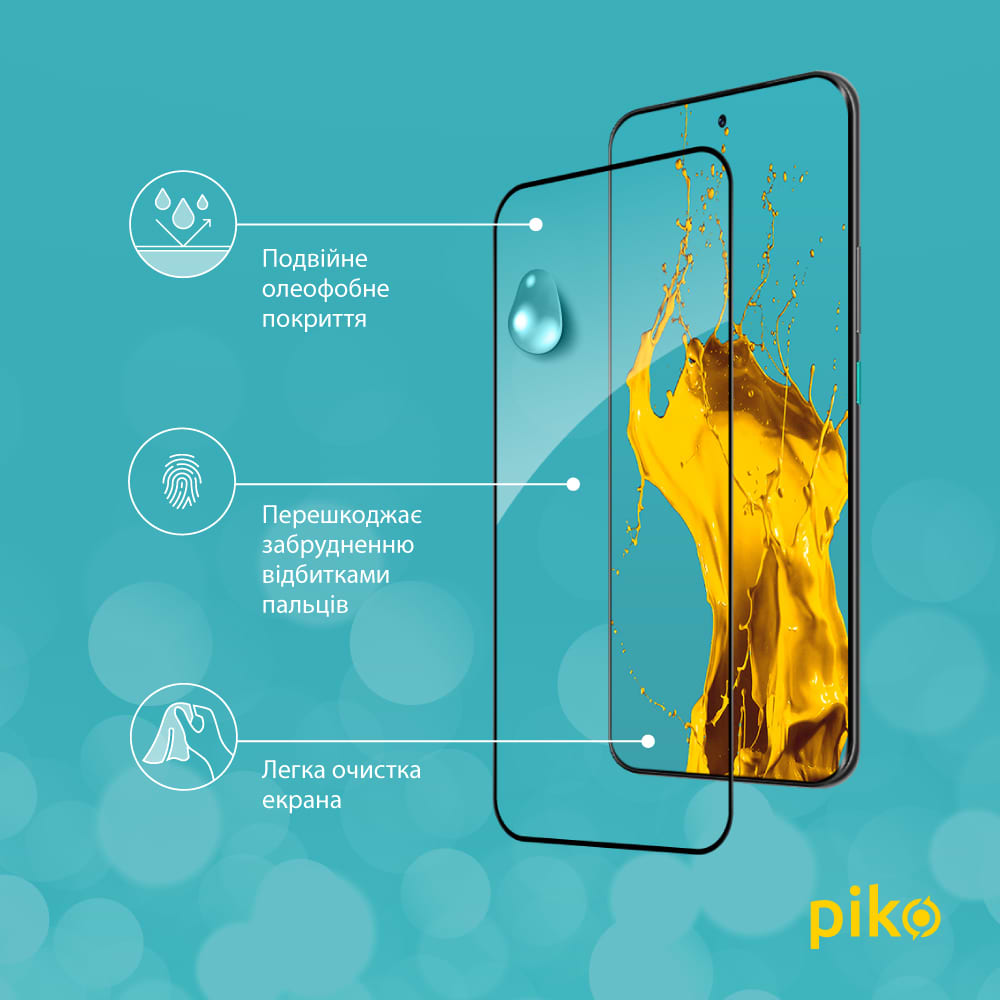 Фото - Захисне скло для смартфону Piko 9H for Infinix Hot 60 Pro Plus Black (1283126630200)