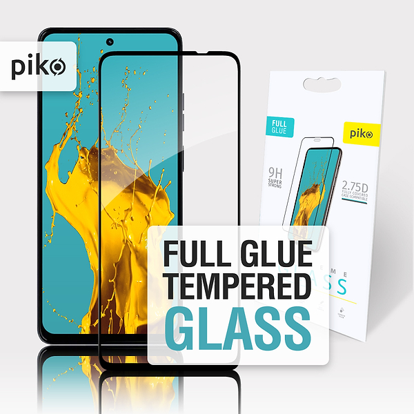 Фото - Защитное стекло для смартфона Piko 9H for Moto G57 Power / G57 Black (1283126634475)