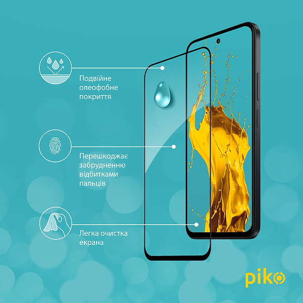 Фото - Защитное стекло для смартфона Piko 9H for Xiaomi Redmi 15 4G / Redmi 15 Black (1283126625718)